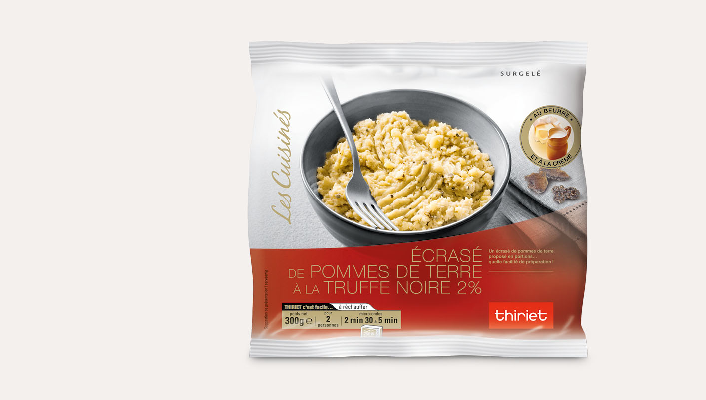 Ecrasé de pommes de terre à la truffe noire 2 %
