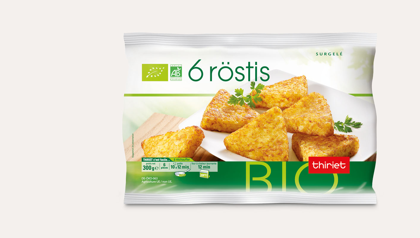 6 Röstis biologiques