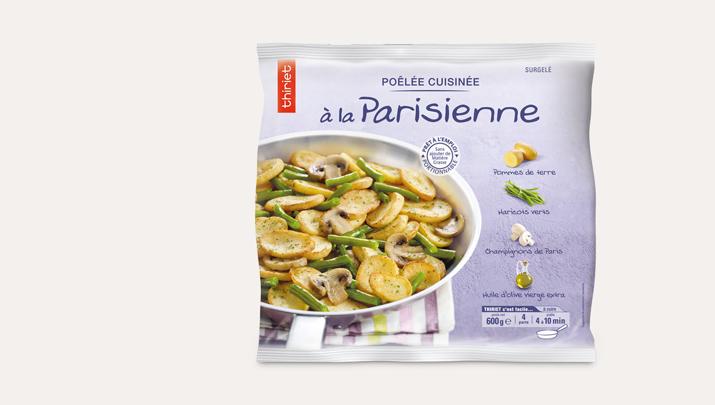 Poêlée cuisinée à la parisienne