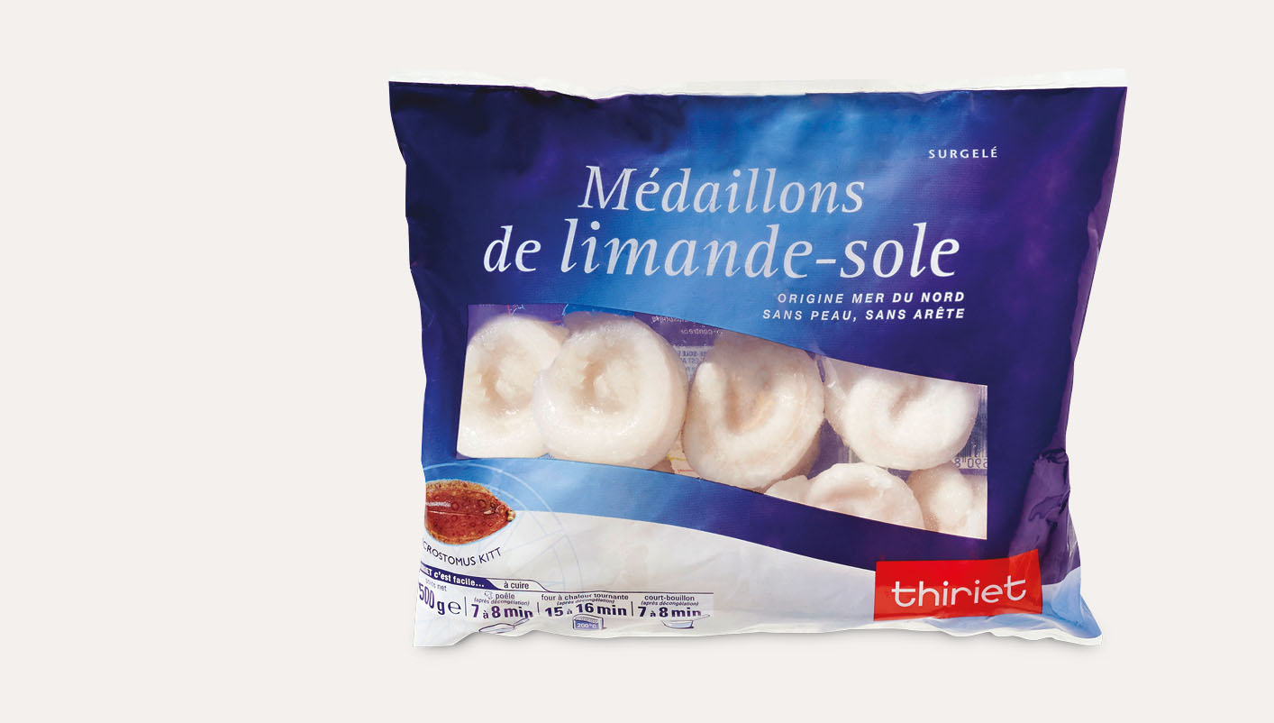 Médaillons de limande sole surgelé, gamme Offres du moment sur Thiriet