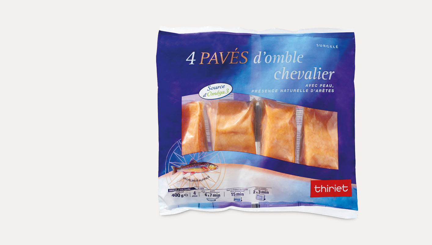 4 Pavés d'omble chevalier