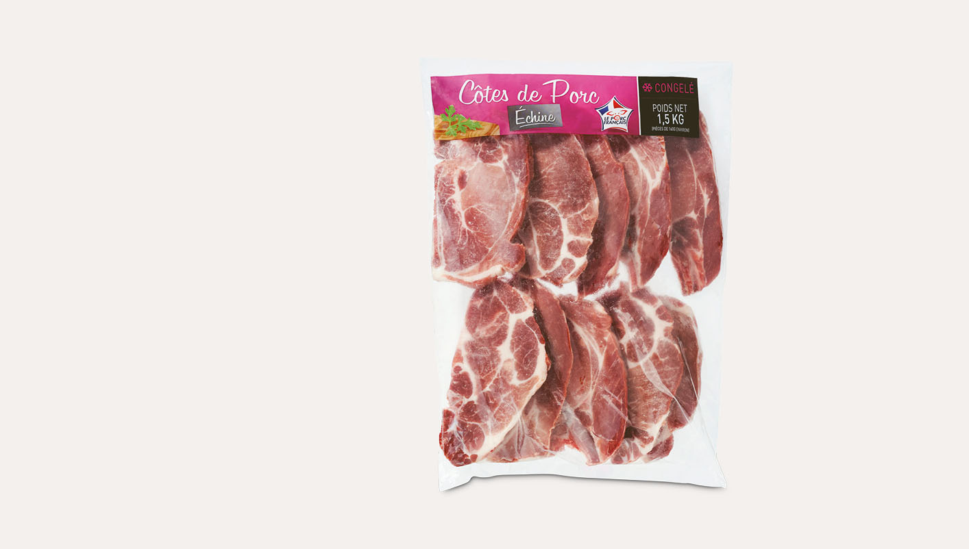 Côtes de porc échine