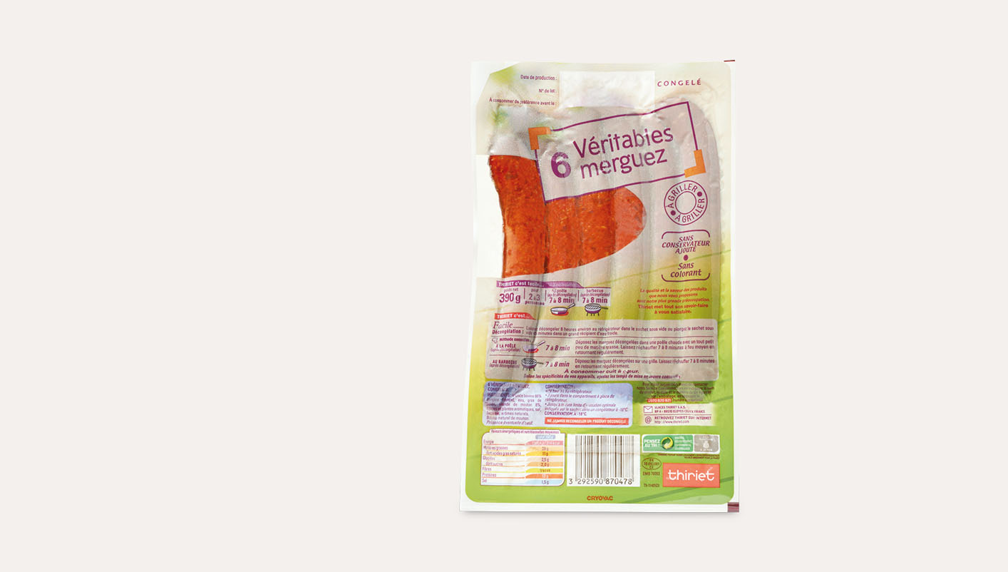 6 Véritables merguez