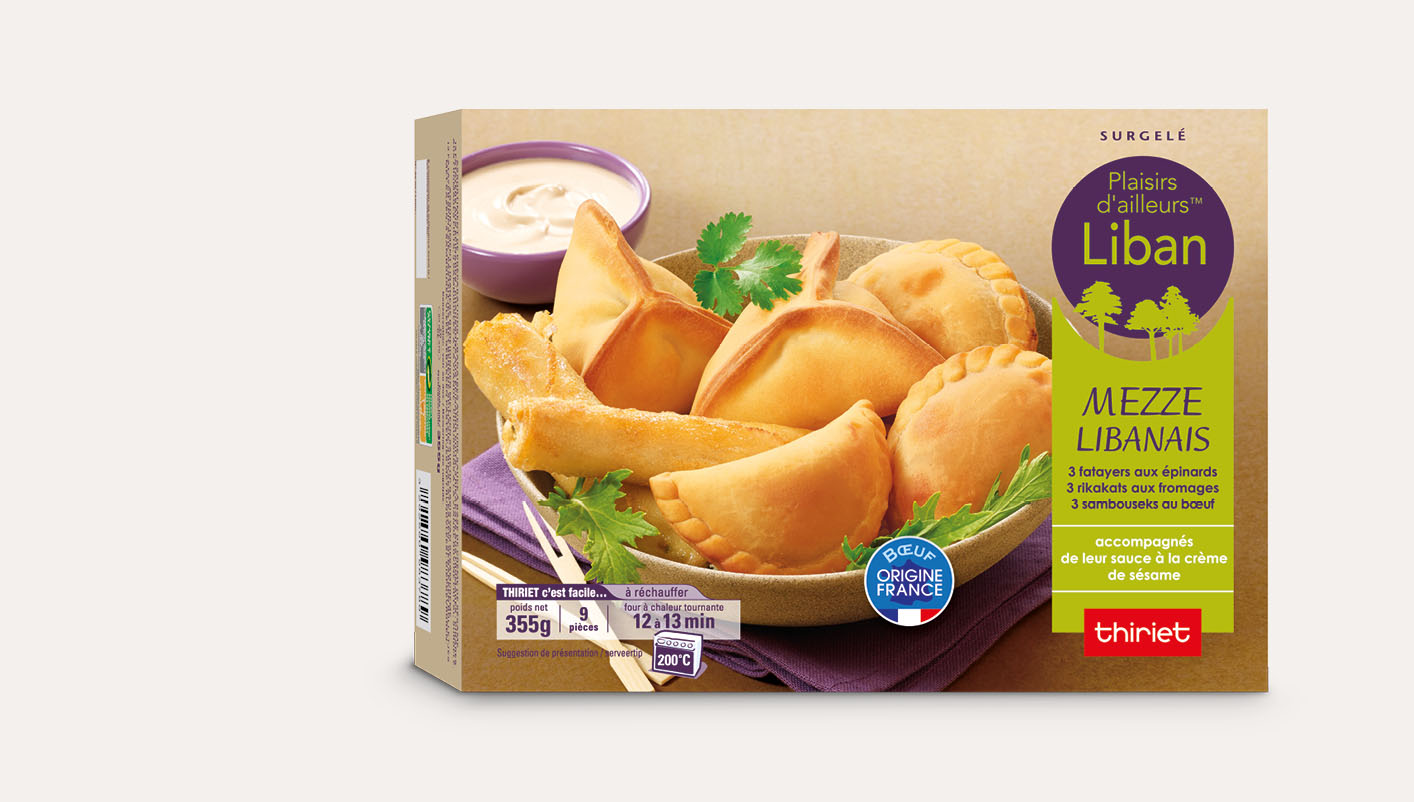 Assortiment de mezze libanais