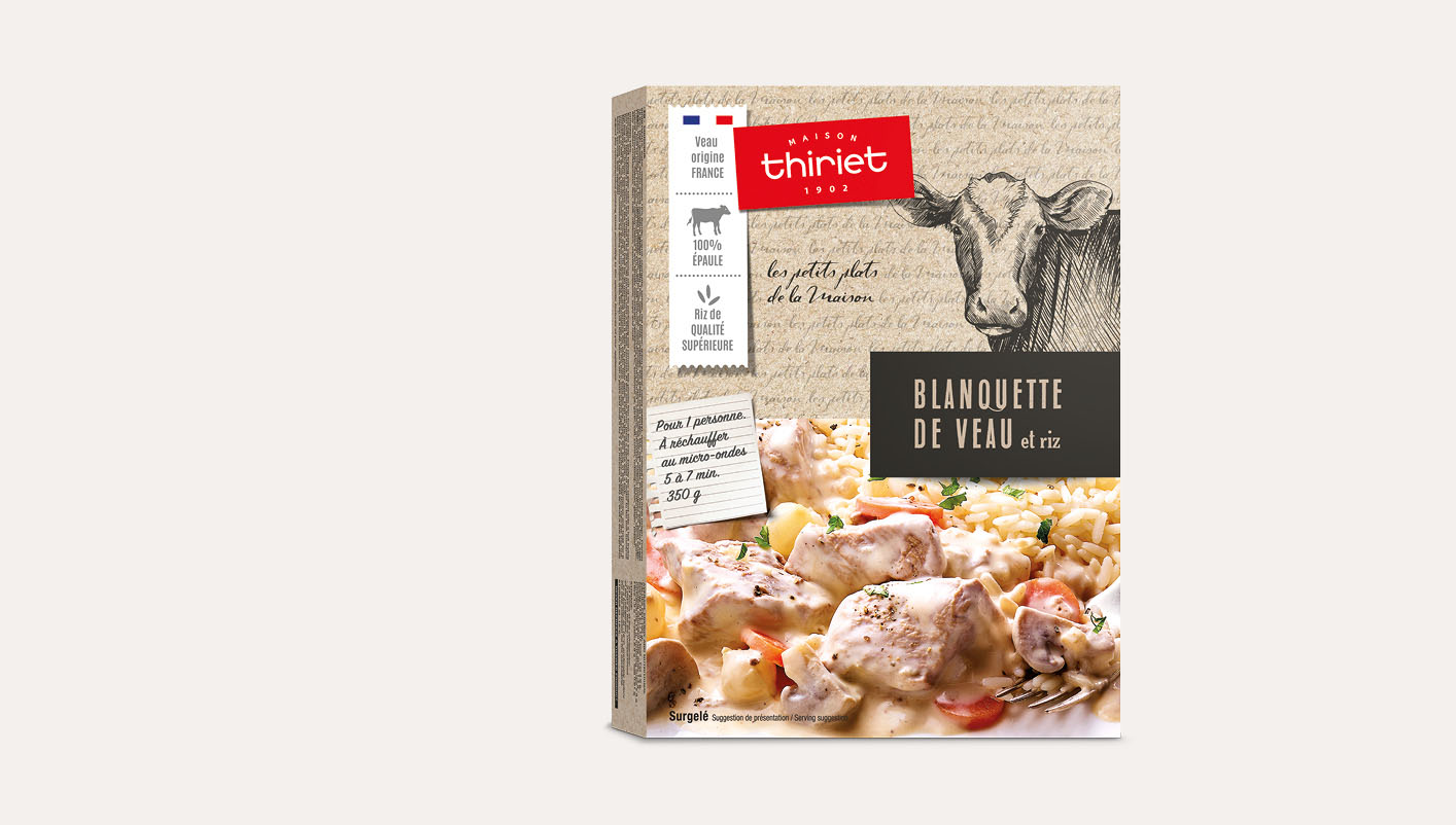 Blanquette de veau et riz