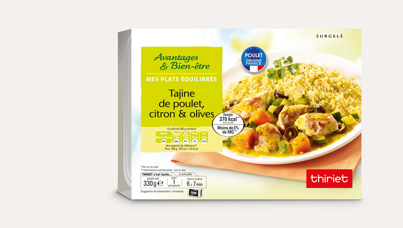 Tajine de poulet citron et olives