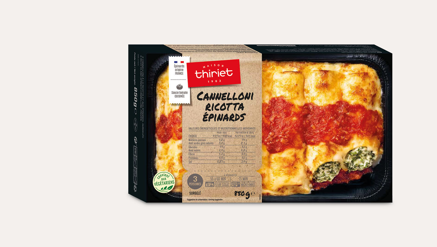 Cannelloni ricotta épinards