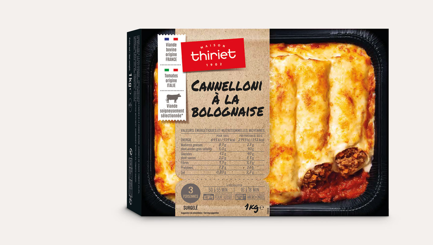Cannelloni à la bolognaise