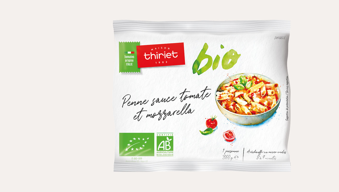 Penne sauce tomate et mozzarella BIO
