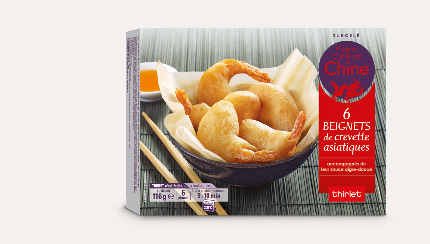 6 Beignets de crevette asiatiques