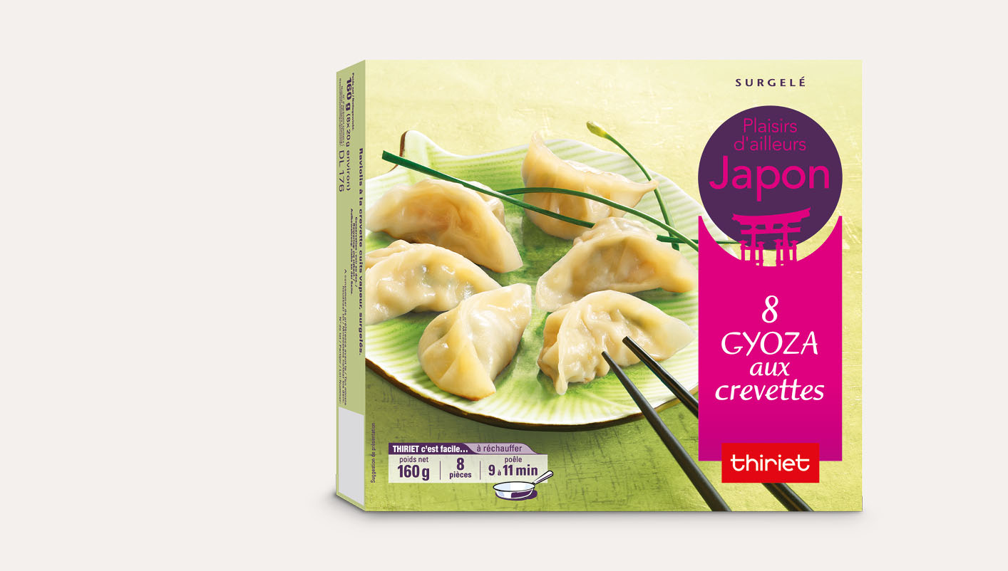 8 Gyoza aux crevettes