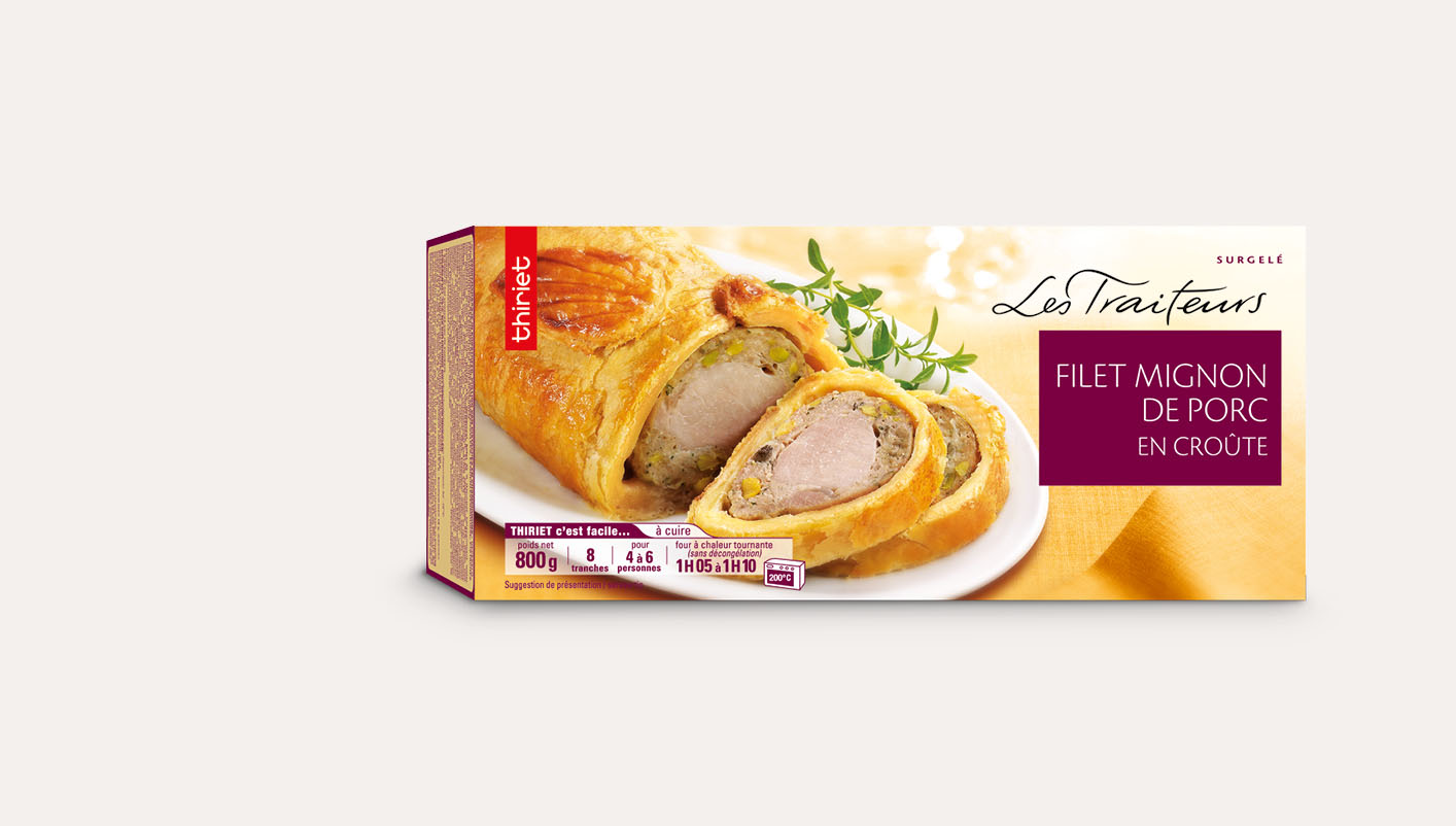 Filet mignon de porc en croûte