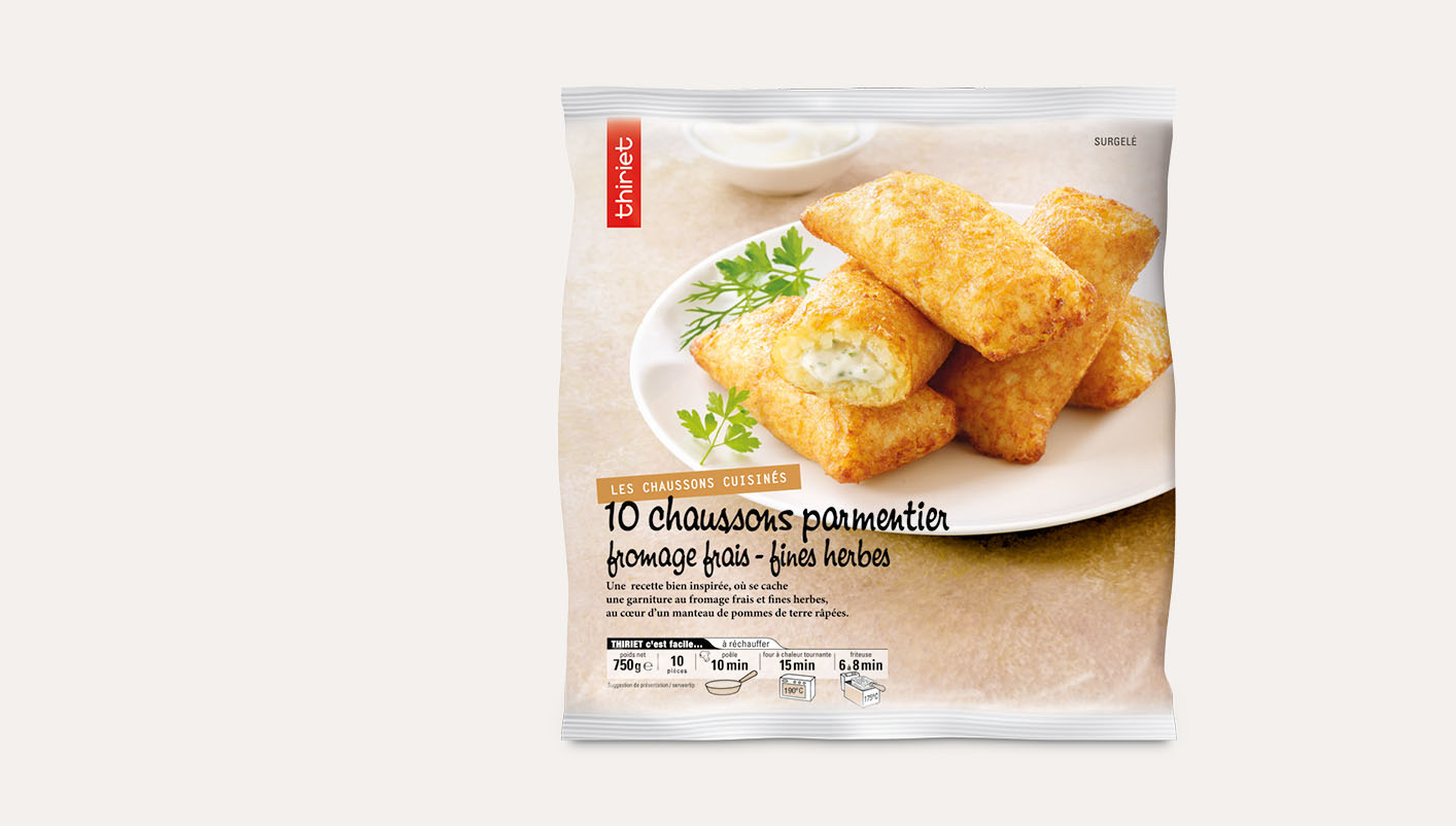 10 Chaussons parmentier au fromage frais
