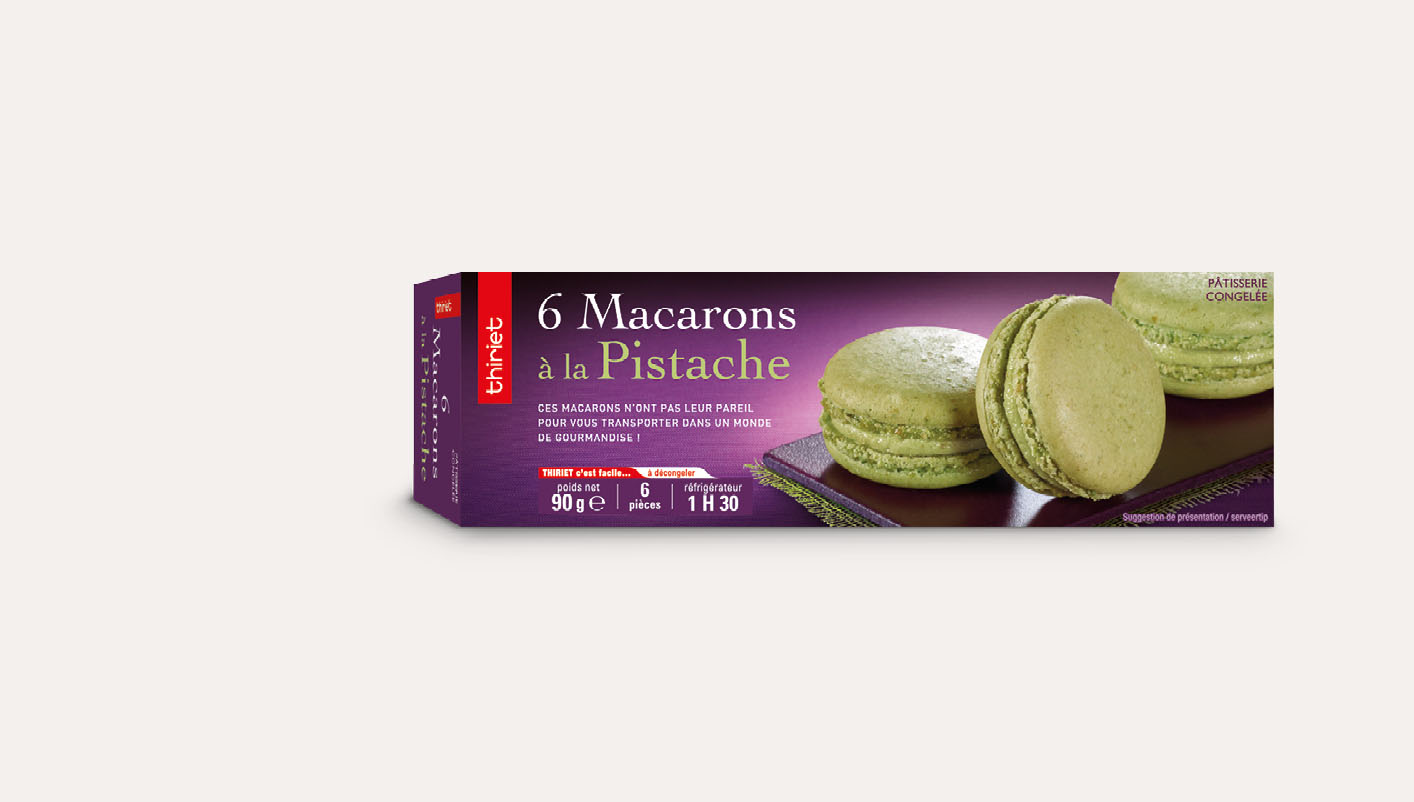 6 Macarons à la pistache