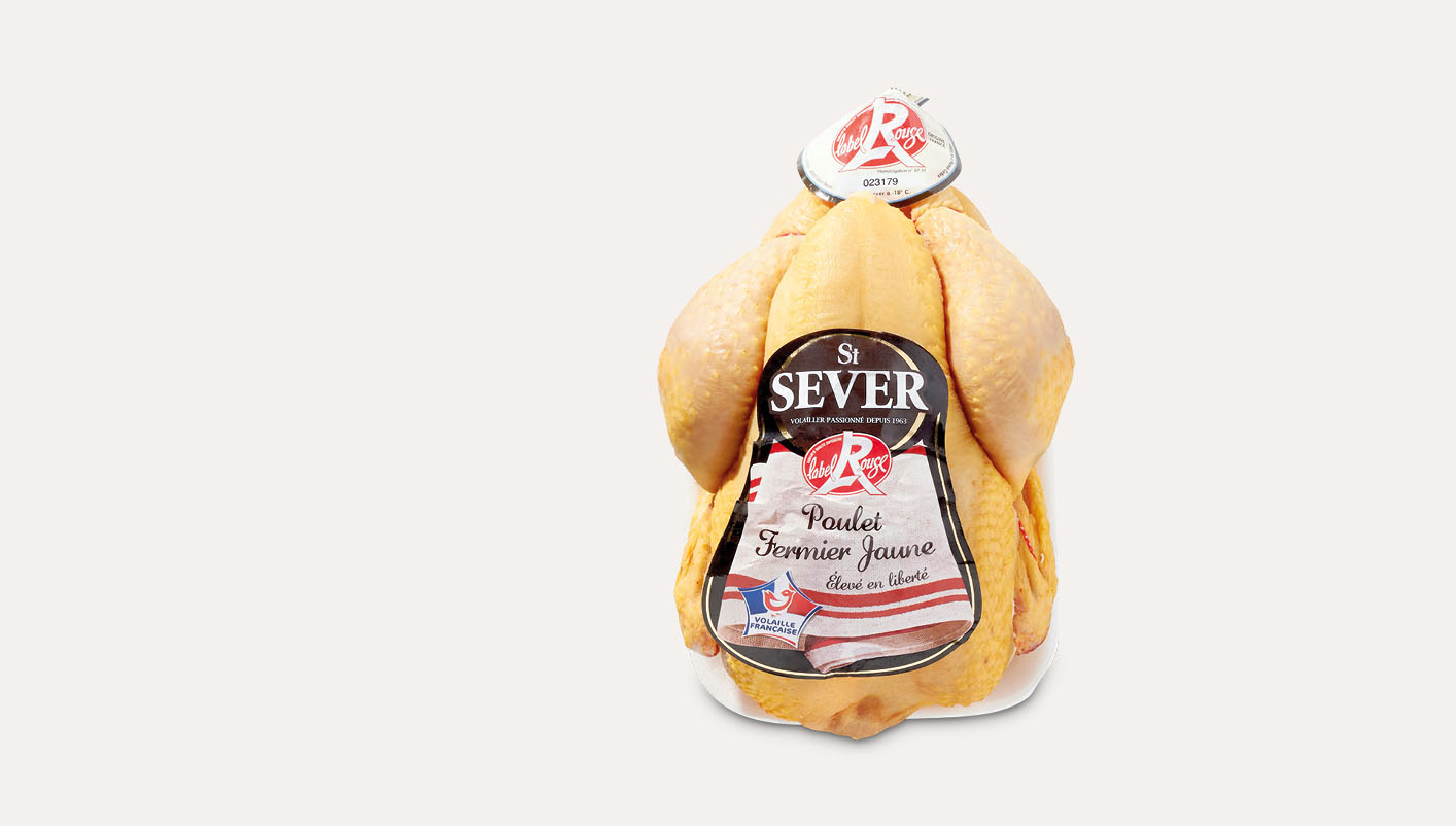 Poulet jaune fermier des Landes