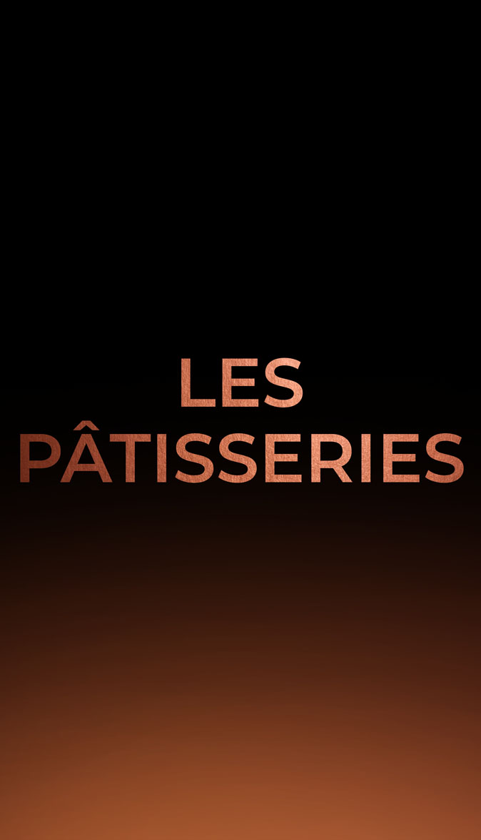 Les pâtisseries