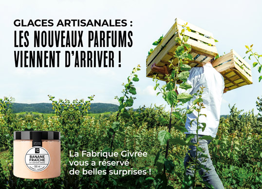 Les nouveaux parfums des glaces artisanales viennent d'arriver chez la Maison Thiriet !