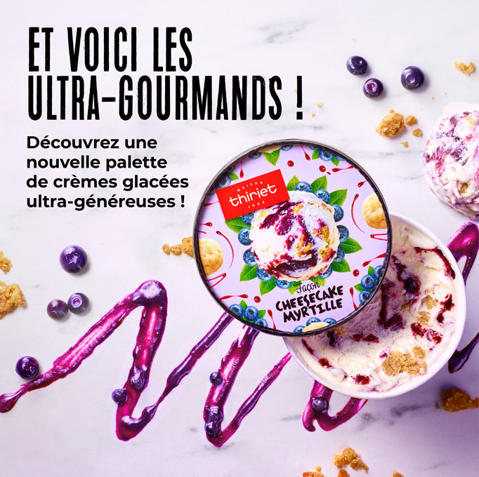 Découvrez la nouvelle palette de crèmes glacées ultra-généreuses de la Maison Thiriet !