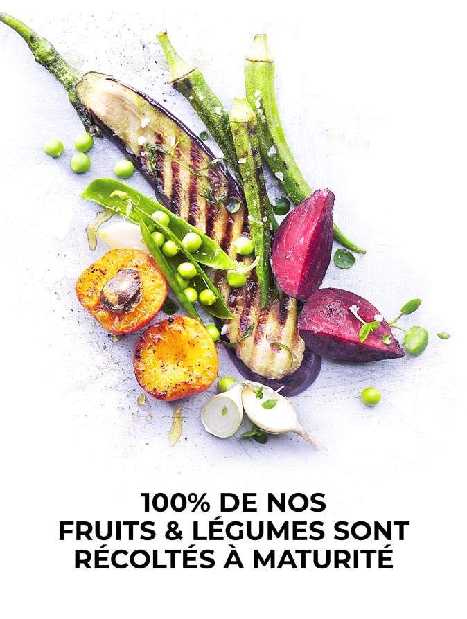 100% des fruits et légumes sont récoltés à maturité avec la Maison Thiriet