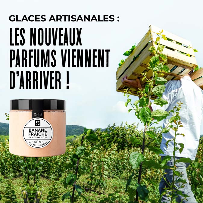 Les nouveaux parfums des glaces artisanales viennent d'arriver chez la Maison Thiriet !