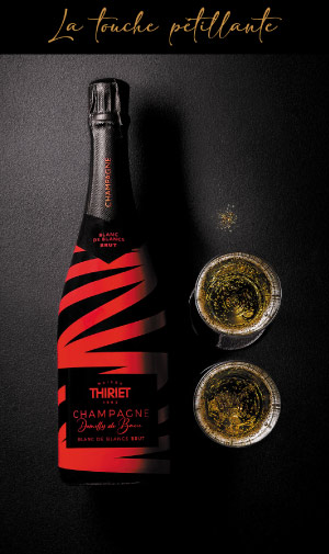 Découvrez notre champagne, la touche pétillante de la Maison Thiriet pour célébrer d'incroyables fêtes