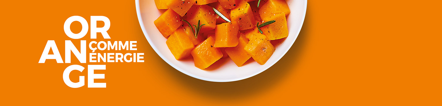 Mettez de la couleur dans votre assiette avec la Maison Thiriet : orange comme énergie