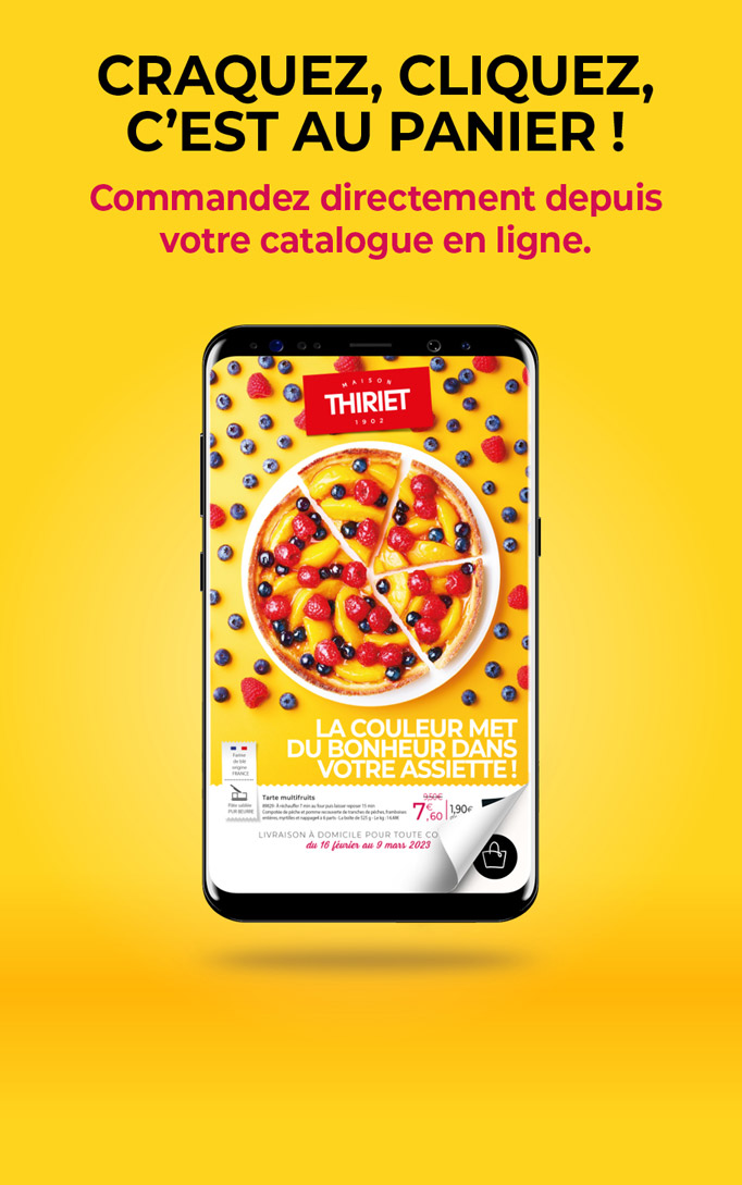 Commandez directement vos produits surgelés depuis votre catalogue magasins