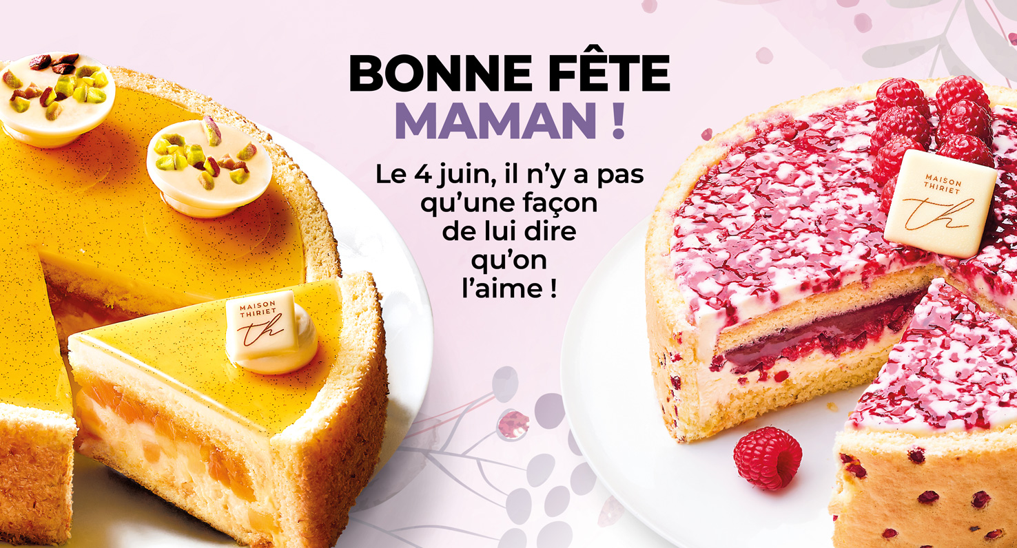Entremets, macarons, Paris-Brest, tartes...Faites plaisir à votre maman en lui offrant des petites douceurs sélectionnées spécialement pour elle !