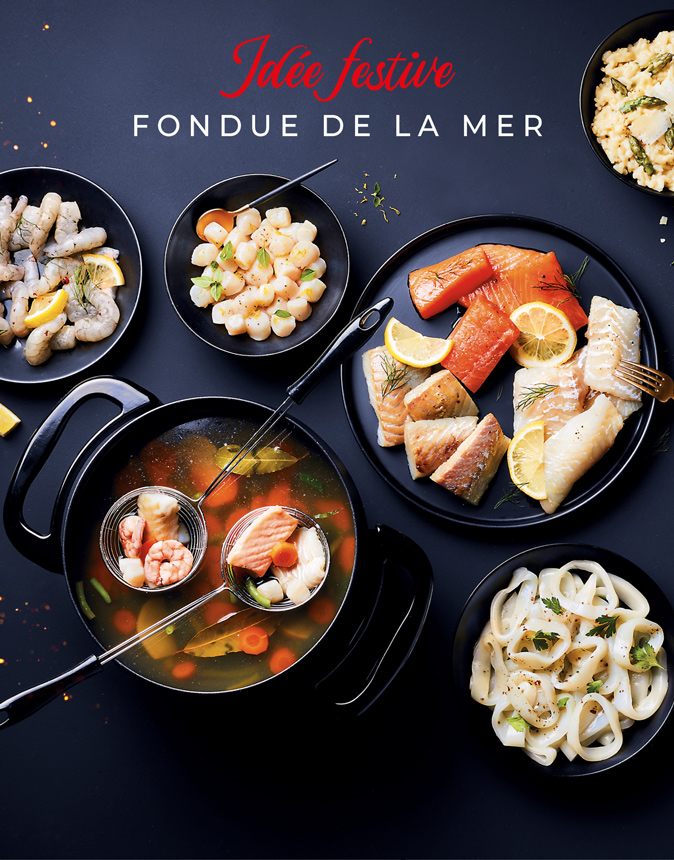 Idée festive : Envie d'une fondue de la mer  pour votre Noël à la française ?