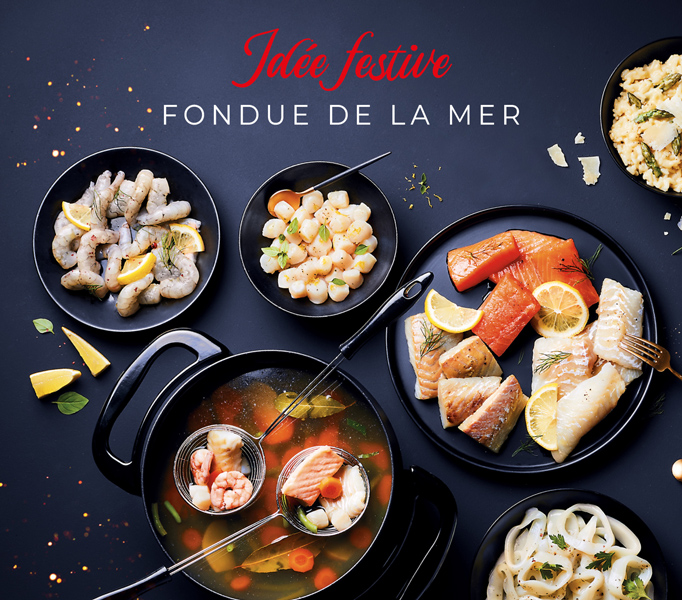 Idée festive : Envie d'une fondue de la mer  pour votre Noël à la française ?