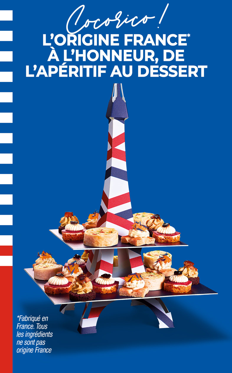 De l'apéritif au dessert, découvrez une sélection de produits origine France