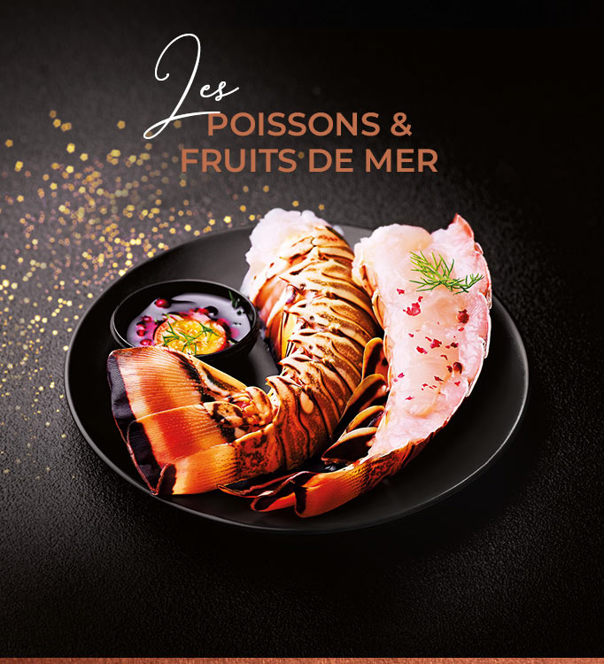 Retrouvez les poissons et les fruits de mer de la Maison Thiriet pour votre repas de Noël