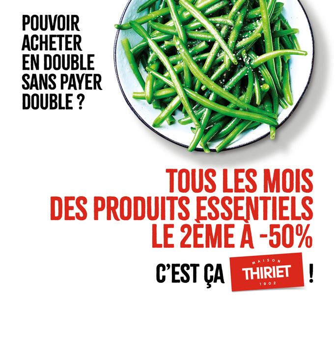 Profitez des Essentiels : le 2ème à -50% !