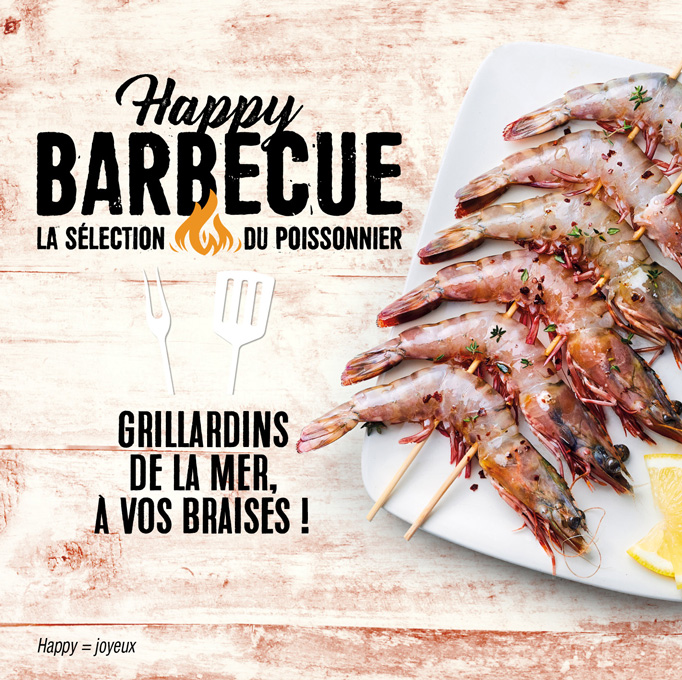 Pour des repas réussis au gril, découvrez notre sélection de produits de la mer : gambas, pavés de saumon, sardines…