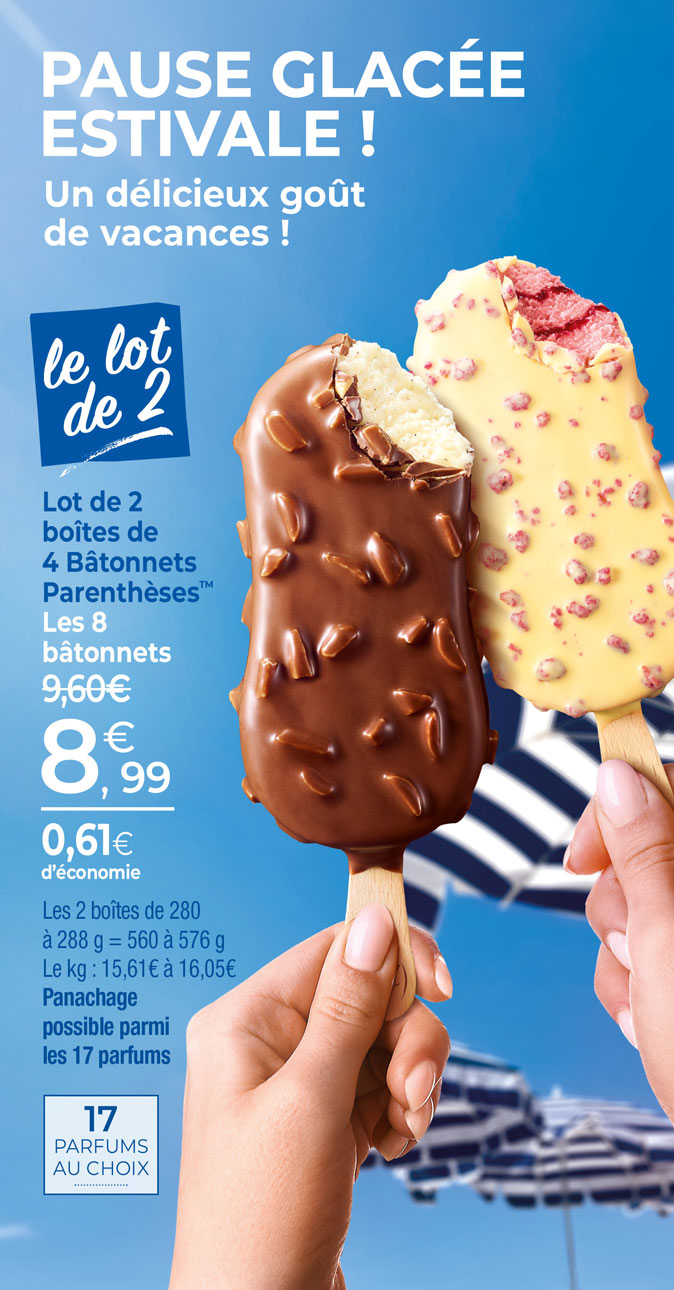 Célébrez l’été avec notre sélection de glaces origine France