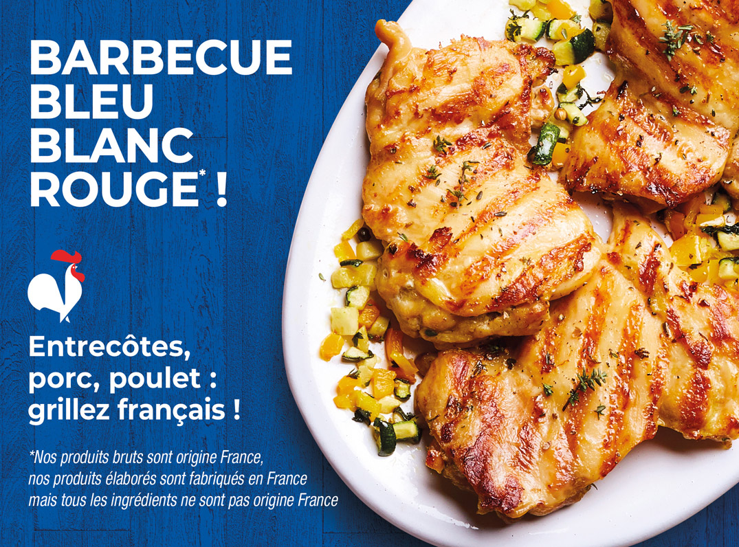 Pour un barbecue réussi, découvrez notre sélection de viandes à griller origine France: saucisses, côte de porc, entrecôte…