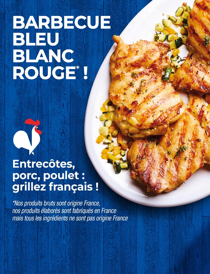 Pour un barbecue réussi, découvrez notre sélection de viandes à griller origine France: saucisses, côte de porc, entrecôte…