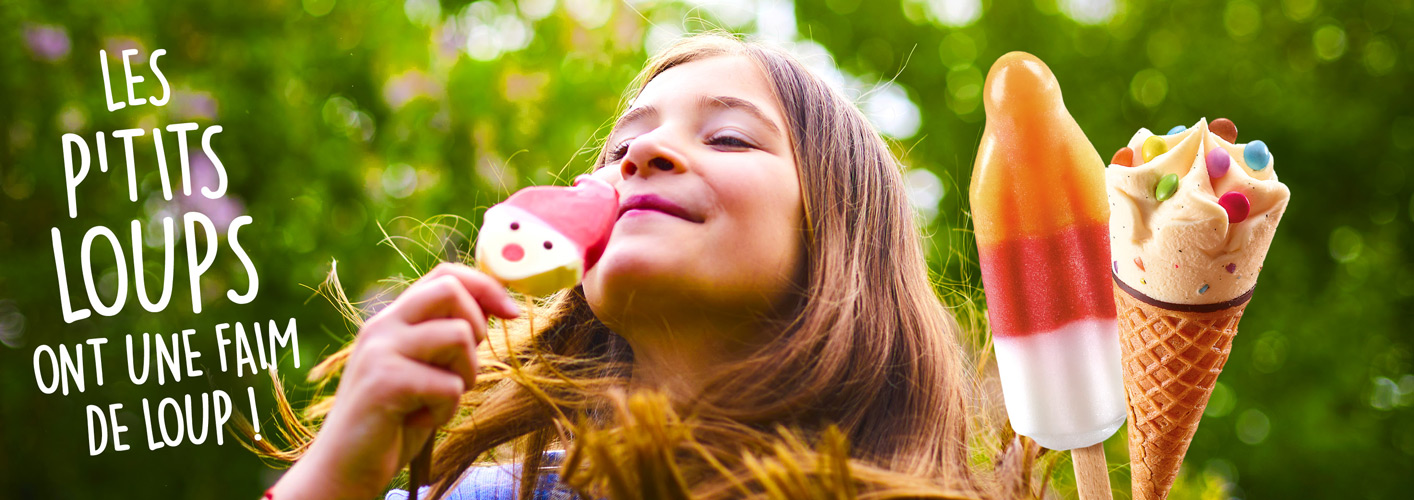 Chocolatées ou fruitées, découvrez notre sélection de glaces pour enfants en bâtonnet, pot ou cornet