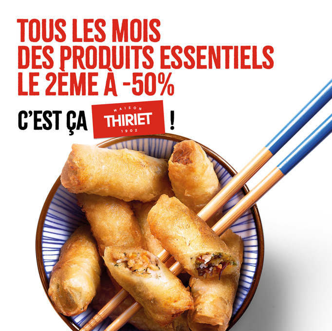 Profitez des Essentiels : le 2ème à -50% !
