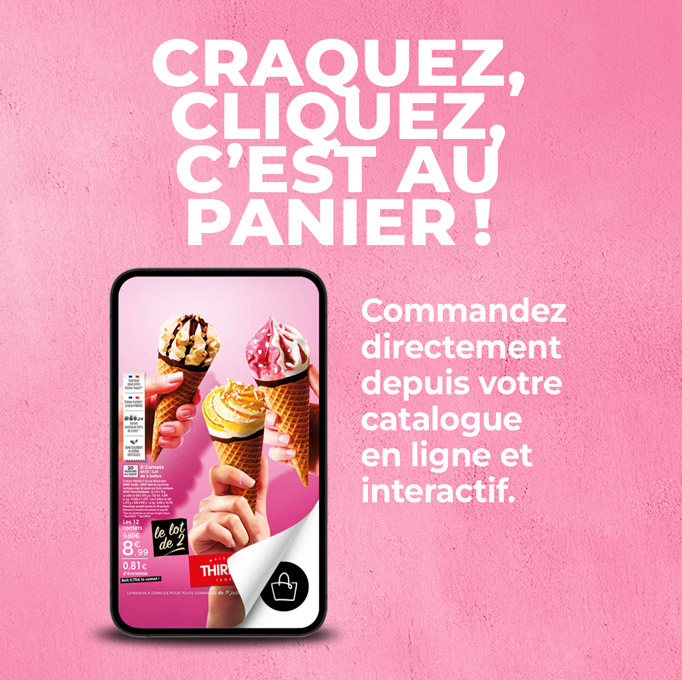 Consultez et commandez vos produits surgelés directement depuis le nouveau catalogue livraison à domicile de la Maison Thiriet du 11 juillet au 06 août 2025