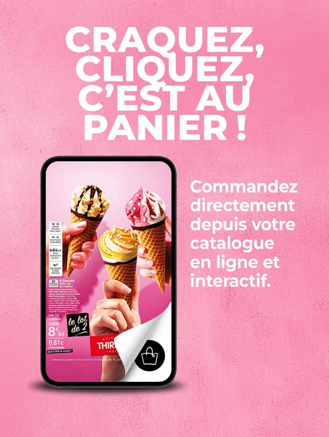 Consultez et commandez vos produits surgelés directement depuis le nouveau catalogue livraison à domicile de la Maison Thiriet du 11 juillet au 06 août 2025
