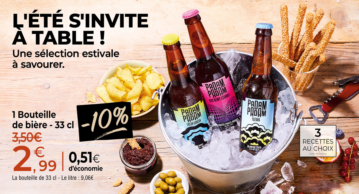 Tapas, saumon fumé, bière.. Découvrez notre sélection estivale à savourer