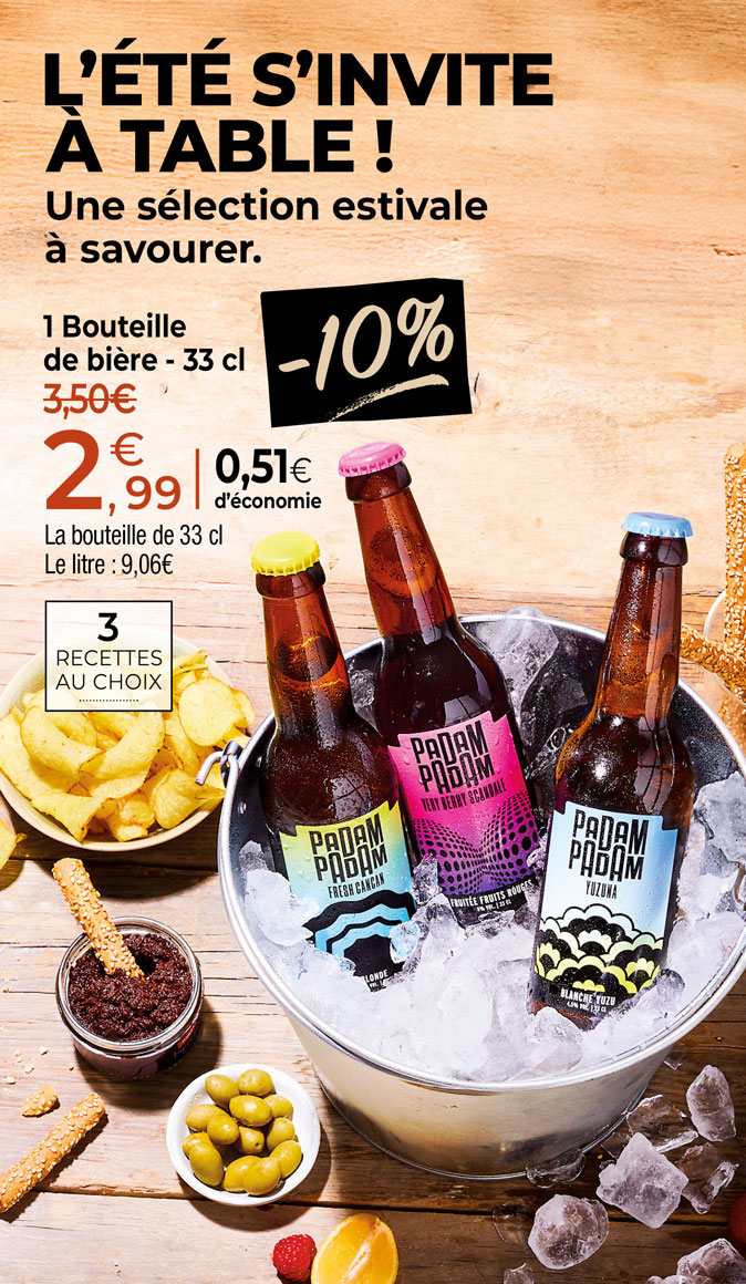 Tapas, saumon fumé, bière.. Découvrez notre sélection estivale à savourer
