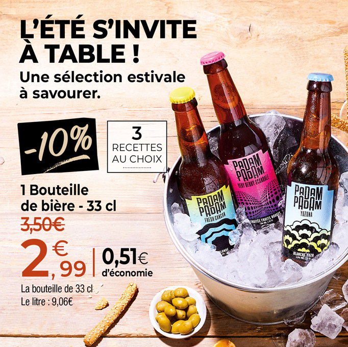 Tapas, saumon fumé, bière.. Découvrez notre sélection estivale à savourer