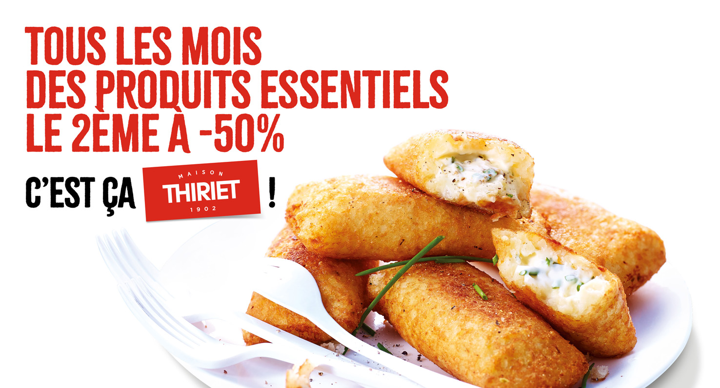Profitez des Essentiels : le 2ème à -50% !