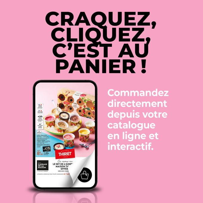 Consultez et commandez vos produits surgelés directement depuis le nouveau catalogue livraison à domicile de la Maison Thiriet du 07 août au 03 septembre 2025