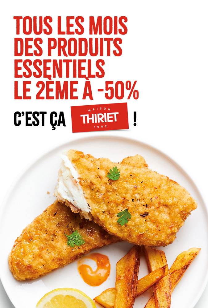 "Profitez des Essentiels : le 2ème à -50% !