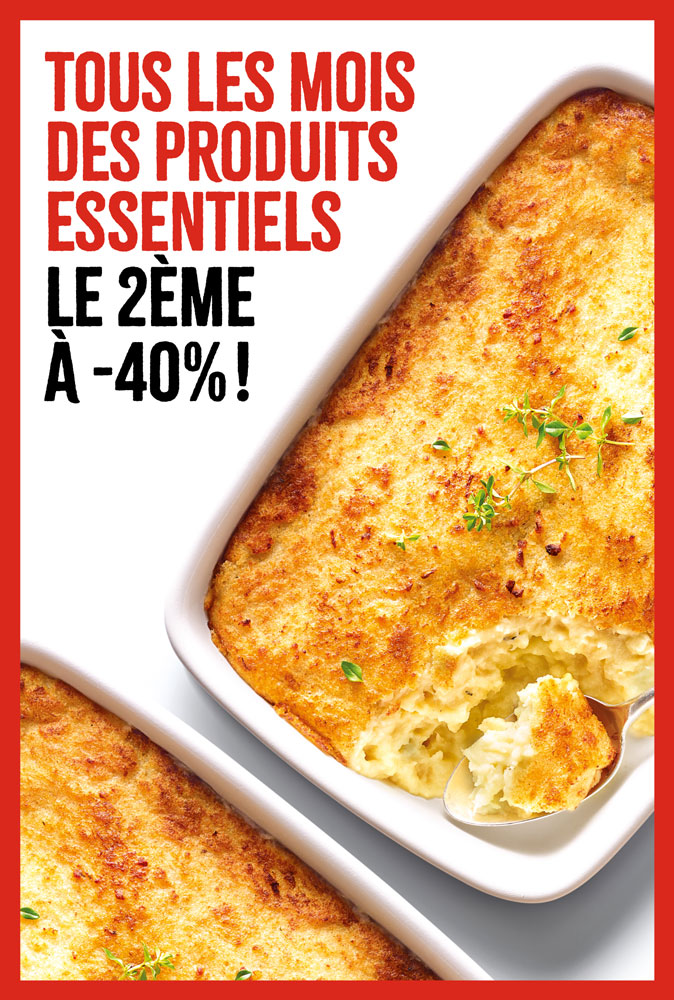 Profitez vite des Essentiels : le 2ème à -40% jusqu'au 28 février 2026