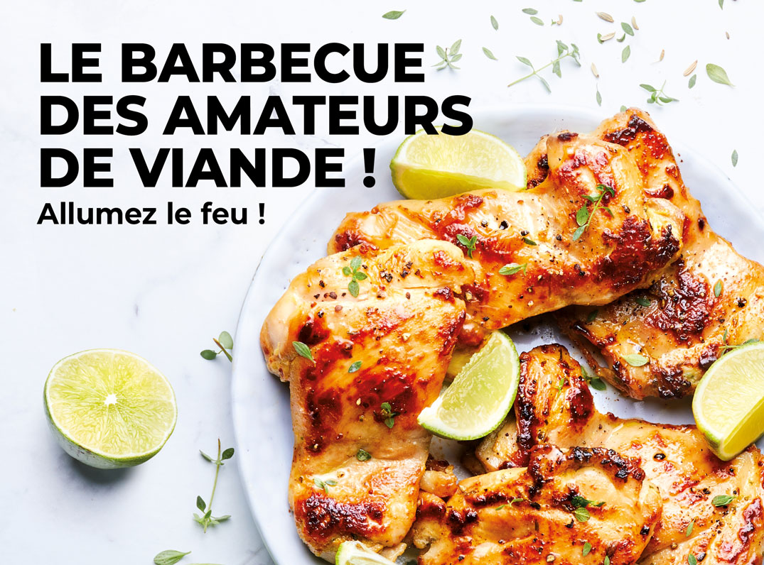 Pour un barbecue réussi, découvrez notre sélection de viandes à griller et leurs accompagnements : saucisse, magret de canard, entrecôte…