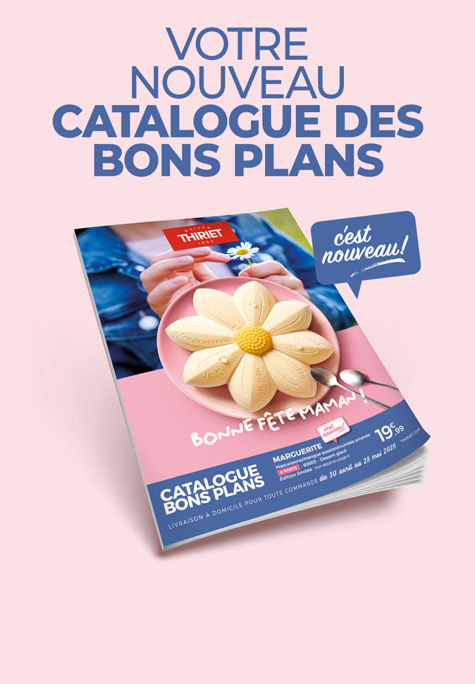 Consultez et commandez vos produits surgelés directement depuis le nouveau catalogue bons plans en livraison à domicile de la Maison Thiriet du 30 avril au 28 mai 2026